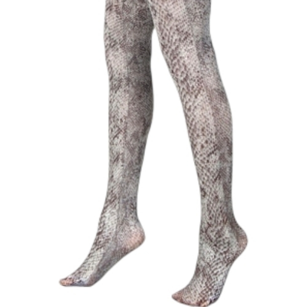 HUE Exotic Snakeskin Print Tights